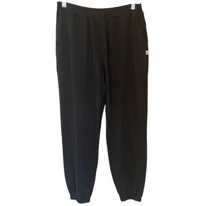 VUORI Size M Halo Boyfriend Jogger Heather Black Lounge Athleisure Pants VW457